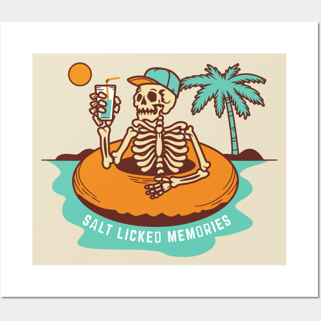 Salt Licked Memories in Orange Wall Art by thepinecones